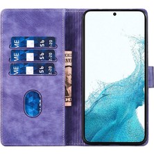 YKD Store Samsung Galaxy S22 5g Için Kalem Kalp Kedi Pu Kılıf (Yurt Dışından)