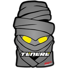 GP Kompozit Yamaha Tenere 700 / 1200 2011-2023 Uyumlu Tank Pad Gri-Sarı