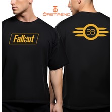 Ors Trend Fallout Baskılı Oversize Tişört