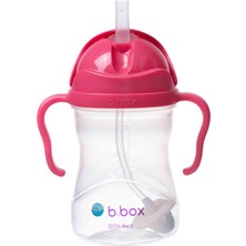 Bbox Tıklama Uçlu Kilitli Pipetli Alıştırma Bardağı, 6 Ay, 240 Ml, Pembe, 1 Adet