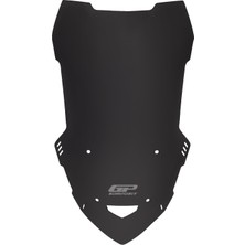 GP Kompozit Yamaha NMAX 125 / 155 2021-2024 Uyumlu Ön Cam Füme 61 cm