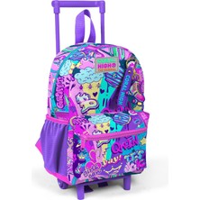 Coral High Minik Yuva Çekçekli Sırt Çantası Grafiti Desenli Iki Bölmeli 24060