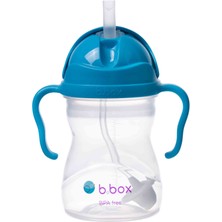 Bbox Tıklama Uçlu Kilitli Pipetli Alıştırma Bardağı, +6 Ay, 240 Ml, Kobalt Mavisi, 1 Adet