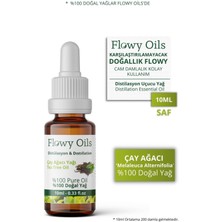 Flowy Oils Çay Ağacı Yağı %100 Doğal Bitkisel Uçucu Yağ Tea Tree Oil 10 ml