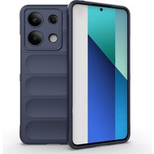 Gpack Xiaomi Redmi Note 13 4g Kılıf Etnik Optimum Mat Kamera Korumalı Silikon Lacivert