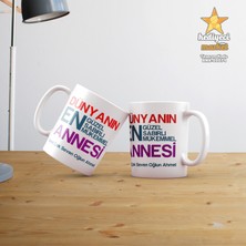 Hediyeci Market Anneler Gününe Özel Beyaz Kupa Bardak - HMK-00074