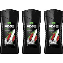 Axe Africa 3in1 Erkek Duş Jeli 250ml X3 Adet 3lü Set