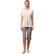 Pjs Kadın Kapri Pijama Takım 25112