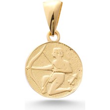 Sefa Gold 14 Ayar Altın Yay Burcu Kolye Ucu