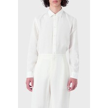 Emporio Armani % 100 Keten Regular Fit Gömlek Erkek Gömlek E31SM0 010F1 101
