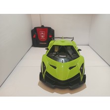 Tila Toys Kumandalı Yeşil Şarjlı Kapıları ve Bagajı Açılan 23 cm Full Fonksiyon Kumanda Pil Hediyeli Araba