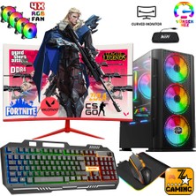 Zeiron DPX33 Ryzen 5 3600 16GB Ddr4 512GB SSD GTX1660 27" 165Hz Oyuncu Masaüstü Bilgisayar