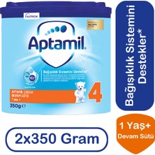 Aptamil Devam Sütü 4 Numara 350 gr 2 Li Paket