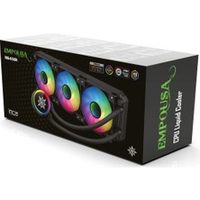 Inca ISS-03XN Intel/amd 3X120MM Argb LED Fanlı Am5 Kontrol Uzaktan Cpu Sıvı Soğutucu