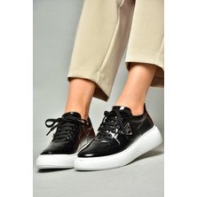 Fox Shoes S274048308 Siyah Rugan Spor Ayakkabı Sneakers