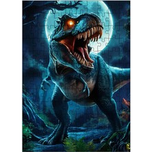 Tablomega Ahşap Mdf Puzzle Yapboz Vahşi Doğada T-Rex Dinazor 120 Parça 25*35 cm