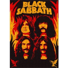 Karizma Tablo Ahşap Mdf Puzzle Yapboz Black Sabbath 255 Parça 35*50 cm