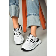 Fox Shoes S973017604 Siyah/beyaz Kumaş Spor Ayakkabı Sneakers