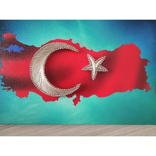 Hediyecim Türk Bayrağı ve Türk Haritası