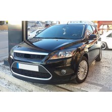 Oto h.i.t. Ford Focus 2,5 Uyumlu Body Kit Ön Tampon Eki Kırılmaz Yumuşak Lip Mat Siyah