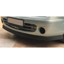 Oto h.i.t. Alfa Romeo 156 Uyumlu Body Kit Ön Tampon Eki Kırılmaz Yumuşak Lip Mat Siyah