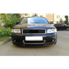 Oto h.i.t. Audi A6 00-06 Uyumlu Ön Tampon Eki Cupra Lip Mat Siyah Body Kit