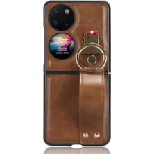 SZY Mall Huawei P50 Cep/cepler Uyumluluk Kolaylık Premium Pu (Yurt Dışından)