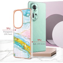 SZY Mall Oppo Oppo 11 Için Kılıf 5g Yumuşak Tampon Ince Tpu Koruma Mermer Desen (Yurt Dışından)