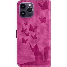 SZY Mall IPhone 14 Için Kılıf Pro Max Kart Cep Flip Folio Tutucu Kapak Cüzdan (Yurt Dışından)