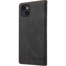 SZY Mall IPhone 13 Için Kılıf Premium Deri Iki Kart Yuvaları Premium Deri (Yurt Dışından)