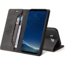 SZY Mall Samsung Galaxy S8 Artı Premium Deri Kickstand Premium Iki (Yurt Dışından)