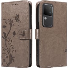 SZY Mall Vıvo V30 5g Için Flip Case ve Kart Yuvası El ile Yüksek Kaliteli Deri (Yurt Dışından)