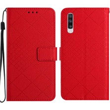 SZY Mall Samsung Galaxy Için Flip Case A50/A50S/A30S El Kayışı ile Cüzdan Pu Kart (Yurt Dışından)