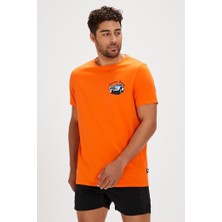 Bad Bear Dustın T-Shırt Orange Erkek Tişört Turuncu S-Xxl