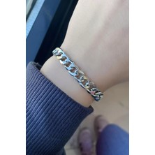 Efna Store Gümüş Renk Zincir Bileklik,hediyelik Bileklik