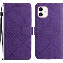 SZY Mall IPhone 11 Için Flip Case Elmas Kabartmalı Cüzdan Pu Deri Manyetik Kapak (Yurt Dışından)