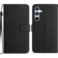 SZY Mall Samsung Galaxy A24 4g Için Flip Case Cüzdan Pu Deri El Kayışı Kartı ile (Yurt Dışından)