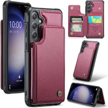 SZY Mall Samsung Galaxy S23 Fe 5g Kart Tutucu Kickstand Pu Için Caseme Cüzdan Kılıf (Yurt Dışından)