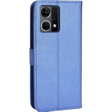 SZY Mall Oppo Oppo 7 4g Kickstand Manyetik Cüzdan Kapak Kart Tutucu Için Kılıf (Yurt Dışından)