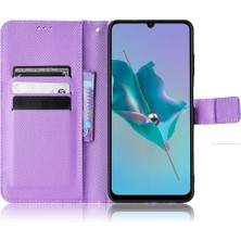 SZY Mall Zte Blade V40 Vita Kickstand Manyetik Cüzdan Kart Tutucu Kapak (Yurt Dışından)