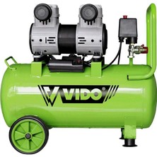 Vido 24 Lt. Sessiz Yağsız Kompresör 220V 1,5hp 100L/MIN 7 Bar WD060212415