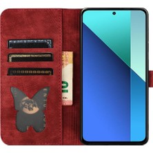 SZY Mall Redmi Için Not 13 4g Tutucu Kapak Çevirin Folio Cüzdan Kılıf (Yurt Dışından)