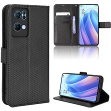 SZY Mall Oppo Oppo 7 Pro 5g Için Kickstand Kart Tutucu Kapak Manyetik Cüzdan (Yurt Dışından)