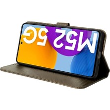 SZY Mall Samsung Galaxy M52 5g Kickstand Manyetik Cüzdan Kart Tutucu Kapak (Yurt Dışından)