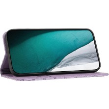 SZY Mall Samsung Galaxy A12 Için KILIF/M12 Kartvizit Yuvaları Tutucu Cüzdan Manyetik (Yurt Dışından)