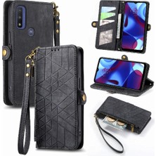 SZY Mall Motorola Moto G Için Flip Case Saf Kapak Kılıf Cüzdan Basit (Yurt Dışından)