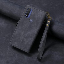 SZY Mall Motorola Moto G Için Flip Case Saf Kapak Kılıf Cüzdan Basit (Yurt Dışından)