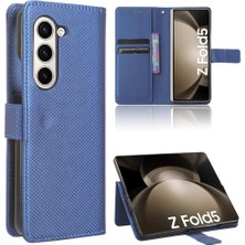 SZY Mall Samsung Galaxy Z Için Kılıf Fold 5 Kapak Kickstand Manyetik Cüzdan Kart (Yurt Dışından)