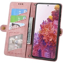 SZY Mall Samsung Galaxy S20 Fe 5g Için Flip Case Basit Iş Kapak Deri (Yurt Dışından)