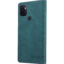 BDT Boutique Oppo A53 2020 Kickstand Premium Deri Için Kılıf Iki Kart Yuvaları Prim (Yurt Dışından)